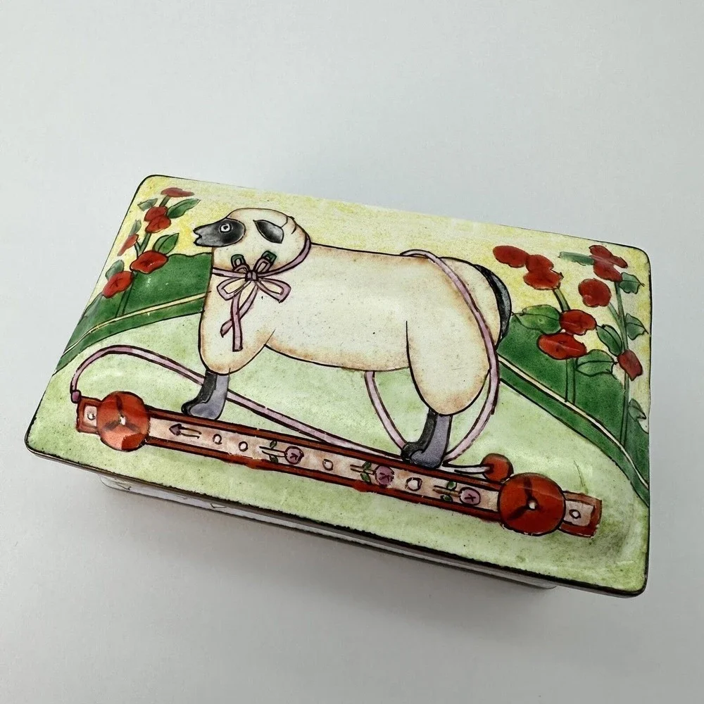 Chinemel enamel box